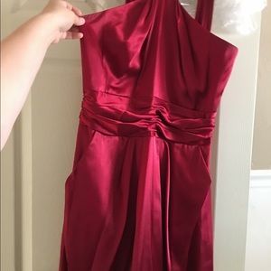 Red David’s bridal dress